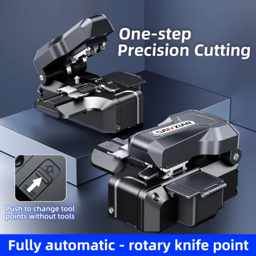 SAIVXIAN NEUE M9 einstufige vollautomatische hochpräzise Fiber Optic Cleaver Optical Fiber Fusion Splicer Schneidmesser