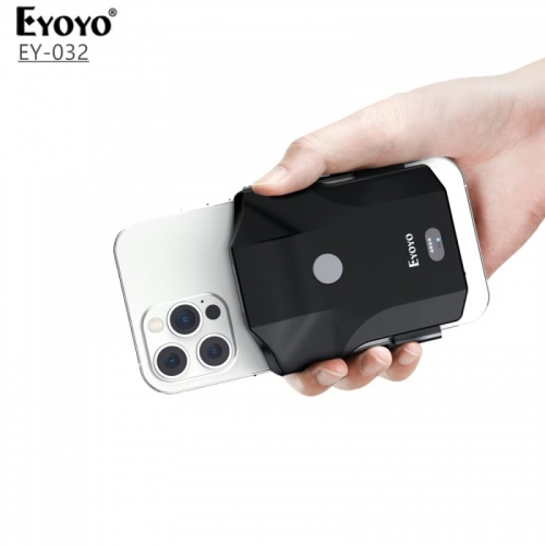 Eyoyo EY-032 bluetooth wireless 2d barcode scanner portable back clip qr barcode reader tobacco garment mobile payment industry