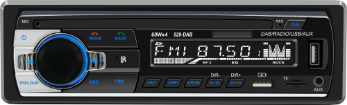 Lecteur MP3 pour voiture 1 din DAB Autoradio FM avec AM RDS