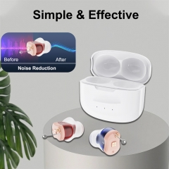 Invisible In-Ear Digital Hearing Aids 16-channel Older intelligent background noise cancellation