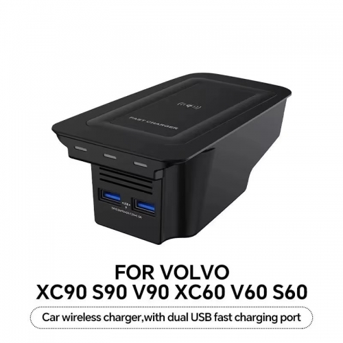 Chargeur sans fil de voiture, support de charge de téléphone pour volvo xc90 s90 v90 xc60 s60 v60 c60 2011 – 2015, accessoires