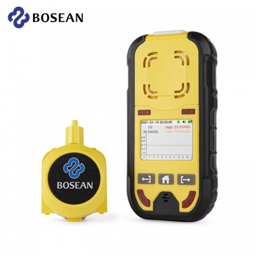 Bosean Pumpe Multi Gas Detektor Gas Meter O2 H2S CO UEG 4 in 1 Sauerstoff Wasserstoff Sulfid Kohlenmonoxid Leck detektor