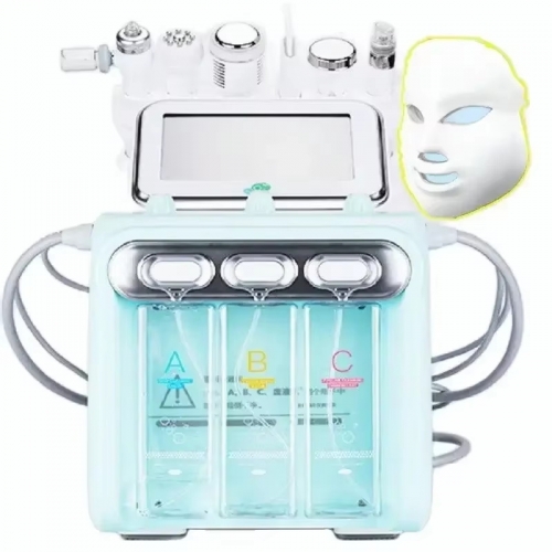 7 in 1 H2O2 Wasser Sauerstoff Jet Peel Hydra Schönheit Hautre inigung Hydro facial Maschine Gesichts maschine Wasser Aqua Peeling