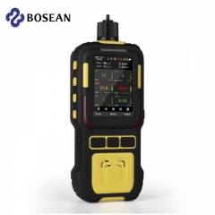 Bosean Portable Industrial Gas Detector built-in pump No.2, So2, Co, H2S, O3, Voc Temperature Humidity pm2.5 pm10