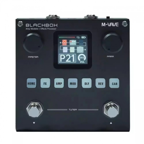 M-VAVE Blackbox Guitar/Bass Amp Modeler Multi-Effects Processor Rechargeable for Electric Guitar Bass