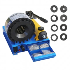 Manual hand crimper hydraulic hose press machine with 8 sets of dies