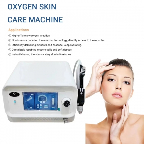 Newest Portable 4 Bars Water Injection Gun Hydro H2O2 Water Jet Facial Machine For Skin Lifting Beauty Device