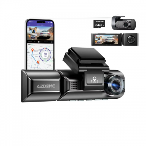 Auto-DVR-Dashcam 4K 5.8 GHz WiFi 2/3 Kameras Vorder-/Kabine-/Heckkamera GPS-Nachtsicht-Parkmonitor