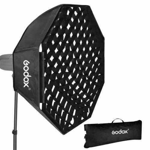 Godox SB-FW95 SB-FW120 SB-FW140 Oktagon Grid Softbox mit Bowens Adapter für Studio Blitz