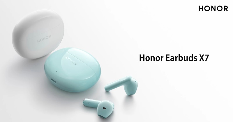 Honor Earbuds X7 wireless earbuds, Bluetooth 5.3, DSP noise reduction, 40 hours battery life