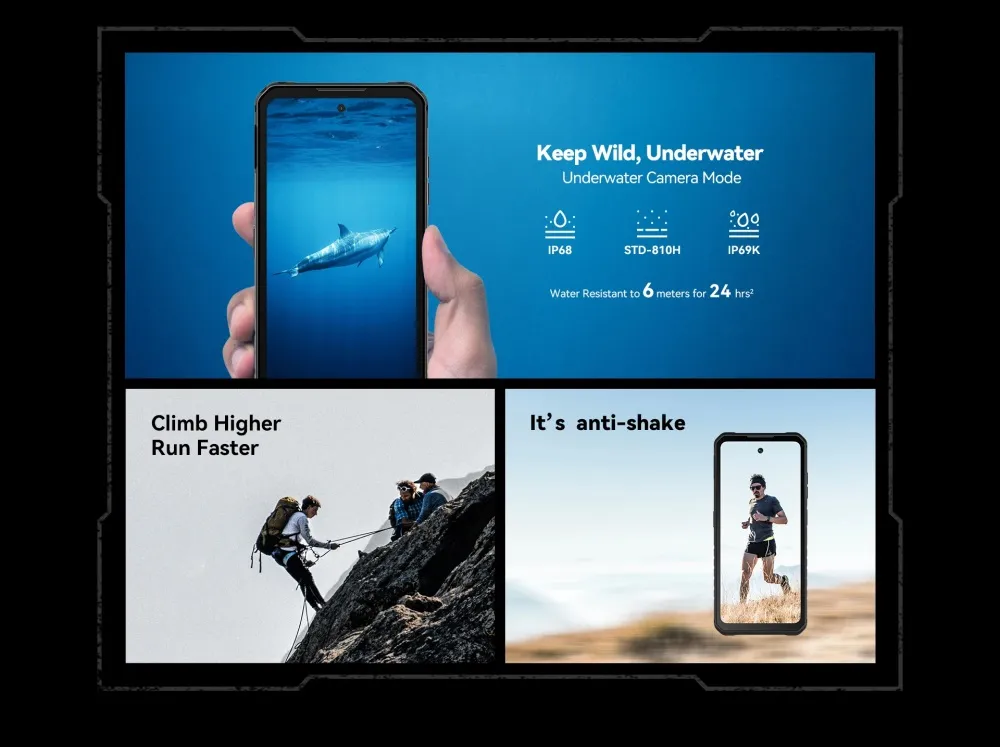 IIIF150 B2 Ultra 5G Rugged Smartphone with 15000mAh Battery, 200MP Camera, 6.8" 120Hz Screen, and Dual-Screen Design