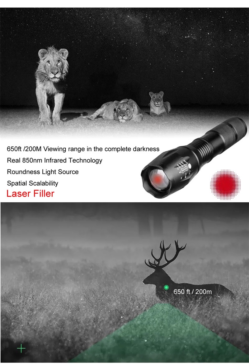 Night vision riflescope monocular