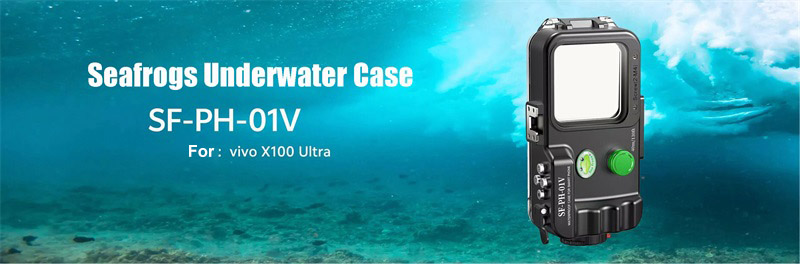 Vivo X100 Ultra underwater case, 40m waterproof, shockproof, adventure-ready