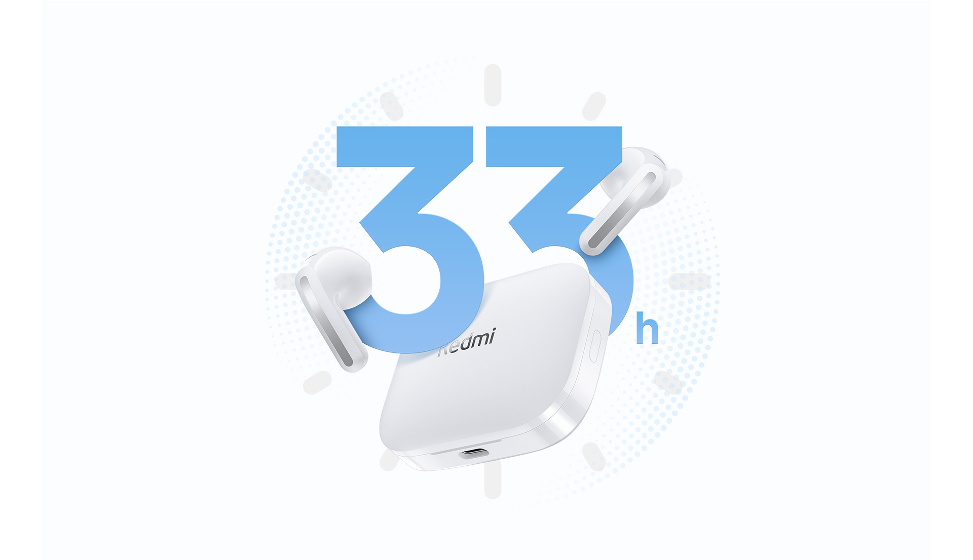 Xiaomi Redmi Buds 6S wireless earbuds, ANC, 14.2mm driver, IP54 water resistance