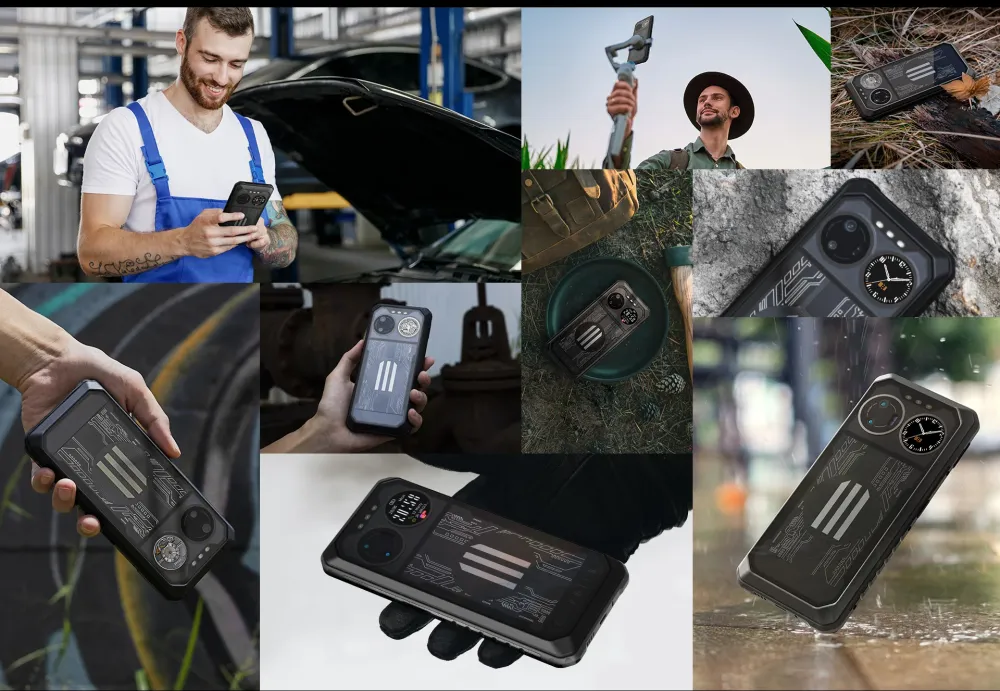 IIIF150 B2 Ultra 5G Rugged Smartphone with 15000mAh Battery, 200MP Camera, 6.8" 120Hz Screen, and Dual-Screen Design