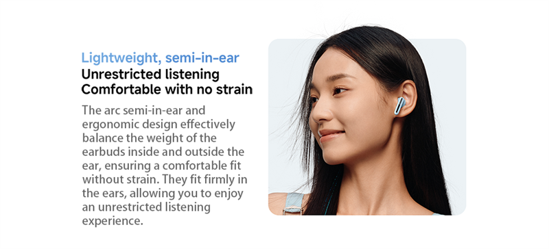 Redmi Buds 6 Active earbuds, Bluetooth 5.4, 30 hours battery life, IPX4 water-resistant