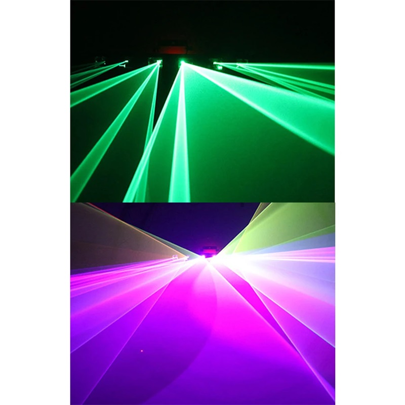 DJ sector-shaped six-hole laser light