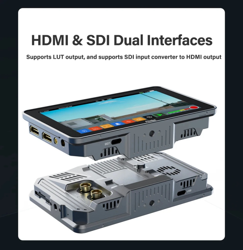 3g-sdi hdim Aufnahme monitor 