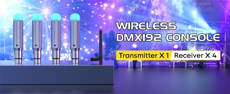 Wireless DMX 512 Konsole