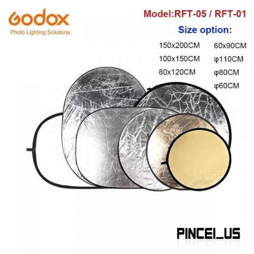 Godox RFT-05/RFT-01 Light Reflector Foldable/Round Reflector for Photography