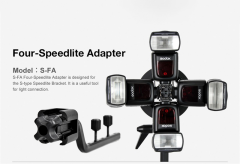 Godox S-FA Adaptateur Flash Universel Quatre Speedlite Support de Griffe pour Monture S