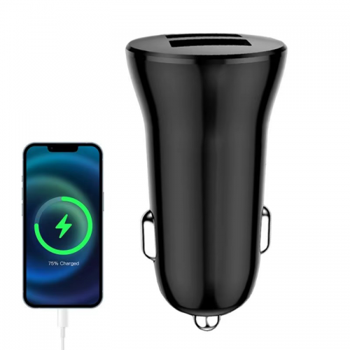 Chargeur de voiture à charge rapide, adaptateur multifonctionnel, double USB, pour téléphones