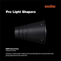 Godox SN-05 8cm Pro Snoot - Bowens Mount