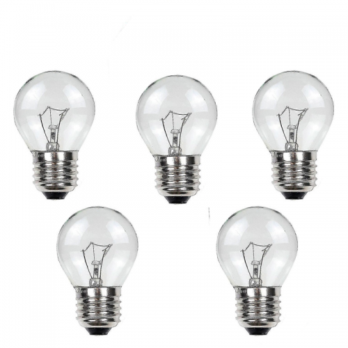 5pcs E27 40w Microwave Oven Lamp Replacement Glass Light Bulb