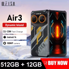 IIIF150 Air3 Robuste Telefone 12 GB 512 GB Ultradünne 6.6 Zoll 100 MP Kamera 5500 mAh NFC Android 14