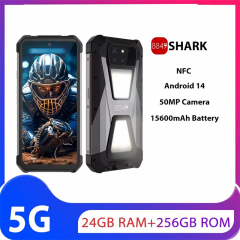 8849 SHARK Robust Smartphone 12GB 256GB 15600mAh 120Hz 6.79" Bildschirm NFC 64MP Nachtsicht 66W 5G Android 14