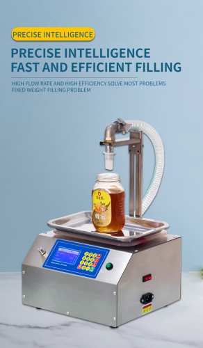 2G-8KG Liquid Filling Machine Digital Control Water Drink Perfume Juice Milk Small Bottle Jar Diaphragm Packing Stainless Pump