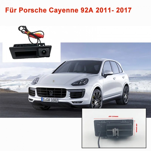 HD Fisheye 1280*720 Rear View Camera For Porsche Cayenne 92A 2011-2017