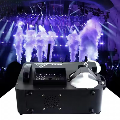 1500W LED Gas Column Fog Machine Bar Nightclub Wedding Stage Performance Smoke Fog Column Machine