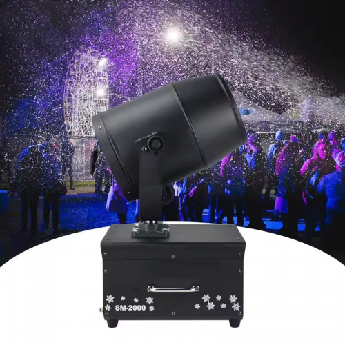 2000W High Power Shake Snow Machine Outdoor Grad Artificial Snow Outdoor Party Snow Making Machine