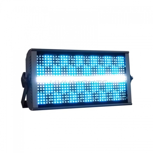 Lumières stroboscopiques led 200w rgbw 4 en 1, 48 cloisons, blanc 8000k dmx, flash super lumineux pour dj, effets d'éclairage de scène