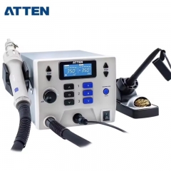 ATTEN ST-862D Update Version ST-8902D 1300 W 2 IN 1 Digital Rework Station Hot Air Gun 90W Soldering Iron Soldering Station 220V