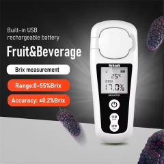 Compteur numérique Brix LCD, saccharométrie de sucre rechargeable pour mesurer la teneur en sucre liquide des boissons aux fruits, du miel