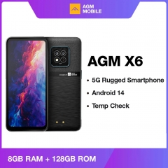 AGM X6 Smartphone Robuste | Caméra 50MP & Mesure de Température