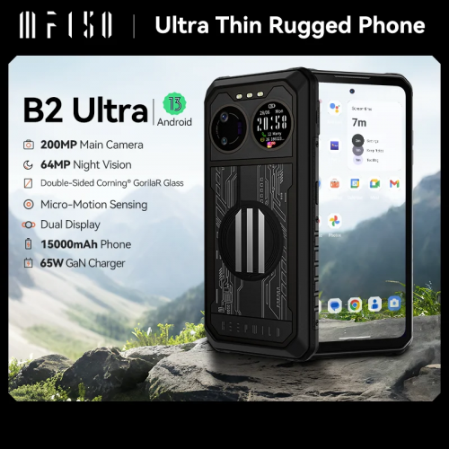 IIIF150 B2 Ultra 5G Rugged Smartphone | 200MP Kamera & 15000mAh Batterie