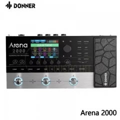 Donner arena 2000 pédale multi-effets 278 effets ir amp batterie looper midi dans effecteur avec application logicielle pour guitare électrique