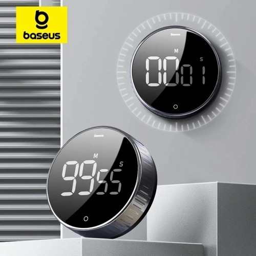 Baseus Magnetic Kitchen Timer | LED Display | Countdown and Stopwatch