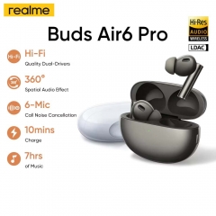 Realme Buds Air 6 Pro | Wireless Earbuds | 50dB ANC & 40H Battery