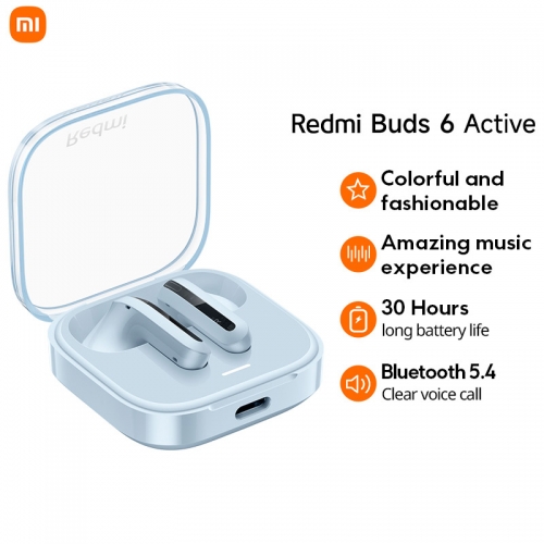 Redmi Buds 6 Active Wireless Earbuds | 30 Hours Battery | Bluetooth 5.4