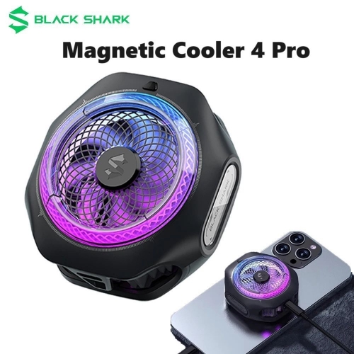 Black Shark Magnetic Cooler 4 Pro | Compatible with iPhone 15/ROG 7/Xiaomi