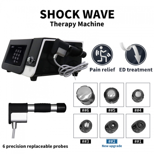 Hot selling pneumatische Stoßwellen therapie Maschine extra korporale Physiotherapie Stoßwelle ed Behandlung Schmerz linderung Gesundheits wesen