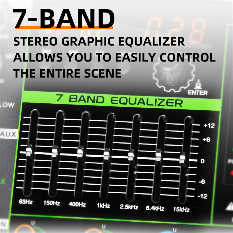 16 Channels Audio Sound Mixer