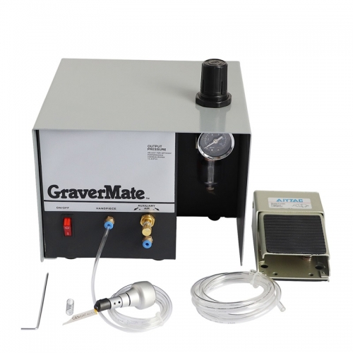 220V Pneumatic Impact Engraving Machine GraverMate Jewelry Engraver Single Ended Hand Graver Jewelry Making Equipment