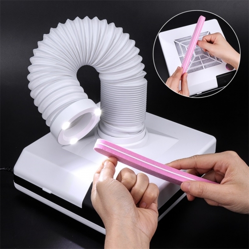 60W Nail Dust Collector Machine For Manicure Pedicure Nail Art Salon Dust Suction Remover Powerful fan