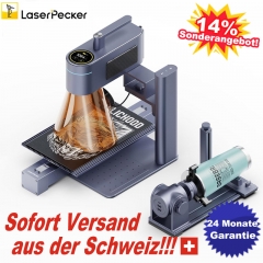 LaserPecker 4 Deluxe Appareil laser Dual Laser Engraver y compris Rotary Extension + Slide Extension