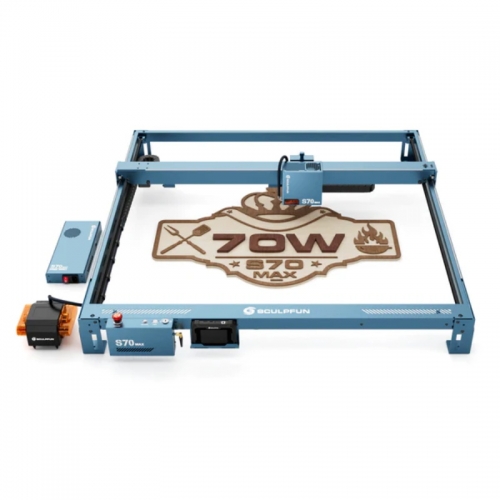 Graveur laser SCULPFUN S70 MAX 70W et graveur laser pour espace de travail pour bois et métal